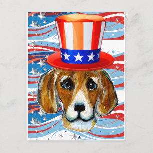 Carte Postale Beagle du 4 juillet