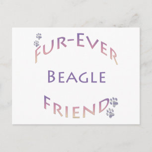 Carte Postale Beagle Furever