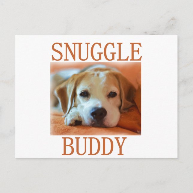 Carte Postale beagle petit pote (Devant)