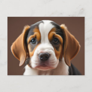 Carte Postale Beagle Puppy