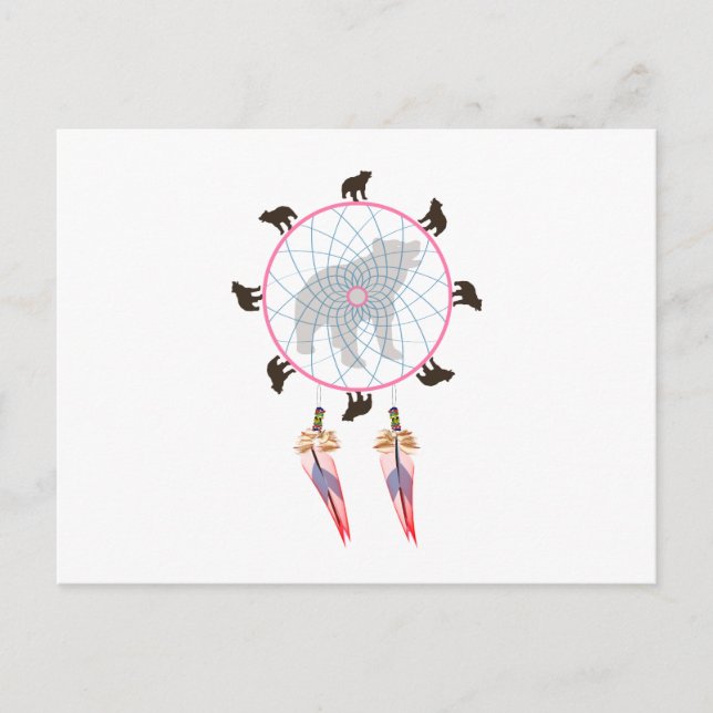 Carte Postale Bear Dream Catcher (Devant)