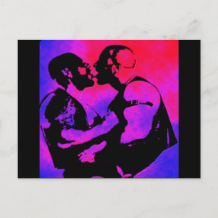 Carte Postale Bear Kiss