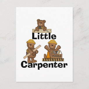 Carte Postale Bear Little Carpenter