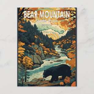 Carte Postale Bear Mountain State Park New York Travel Vintage