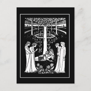 Carte postale Beardsley Lancelot