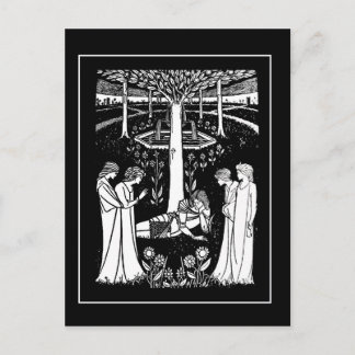 Carte postale Beardsley Lancelot