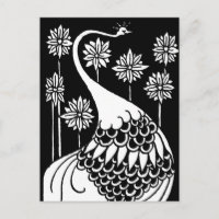 Carte postale Beardsley Peacock