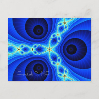 Carte Postale BearHeadsStarFishEyes1, Fractages par ME