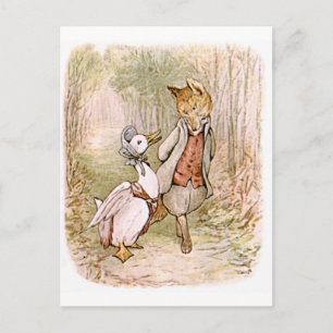 Carte Postale Beatrix Potter, Jemima Puddle Duck, M. Tod