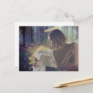 Carte Postale Beau ange avec Imaginaire Fairy Art