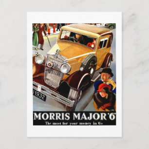 Carte Postale Beau art déco automobile vintage britannique