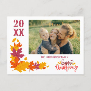 Carte Postale Beau Bon thanksgiving de congé d'automne Photo