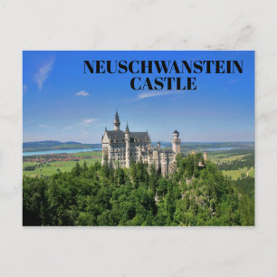Carte Postale Beau château de Neuschwanstein Bavière Allemagne