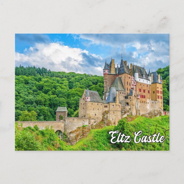 Carte Postale Beau château Eltz, Allemagne (Devant)