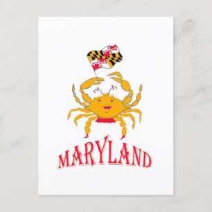 Carte Postale Beau crabe dans le Maryland