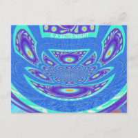 Beau cyan bleu kaléidoscope vectoriel design