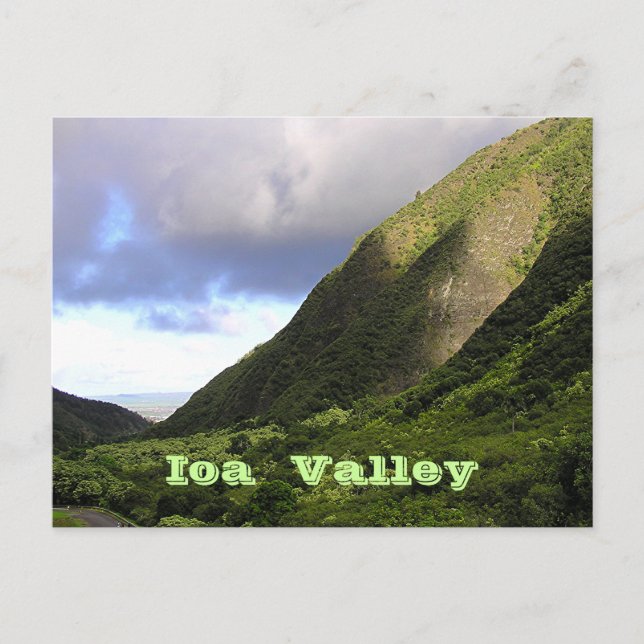 Carte Postale "Beau éclairage au-dessus de la VALLÉE DE L'IOA, M (Devant)