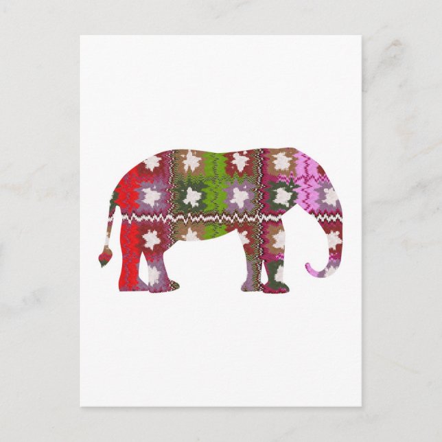Carte Postale BEAU Elephant (Devant)