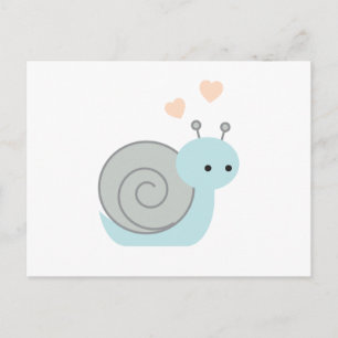 Carte Postale Beau escargot