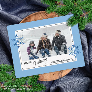 Carte Postale Beau Faux Parties scintillant Faux Flugles De Neig