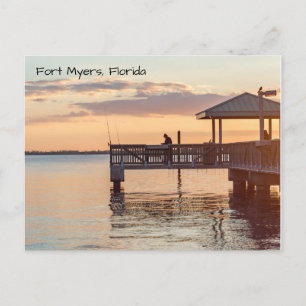 Carte Postale Beau Fort Myers Floride Sunset