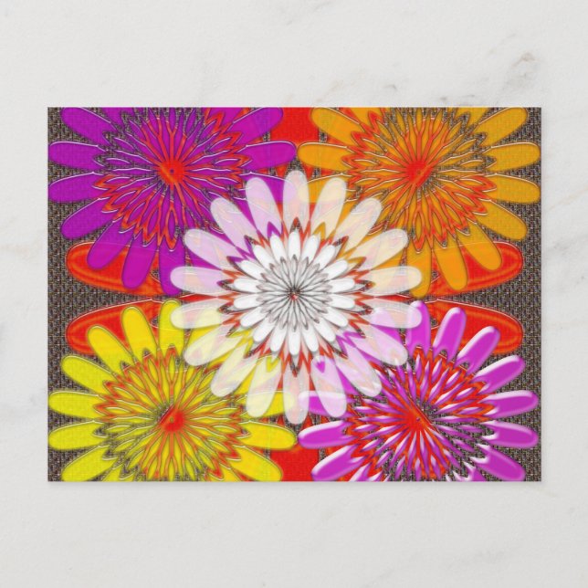 Carte Postale Beau HAPPY CHAKRA Sunflower Cadeaux de voeux (Devant)