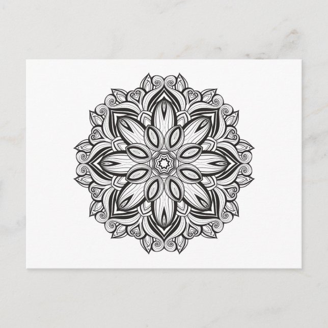 Carte Postale Beau Mandala (Devant)
