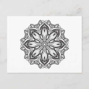 Carte Postale Beau Mandala
