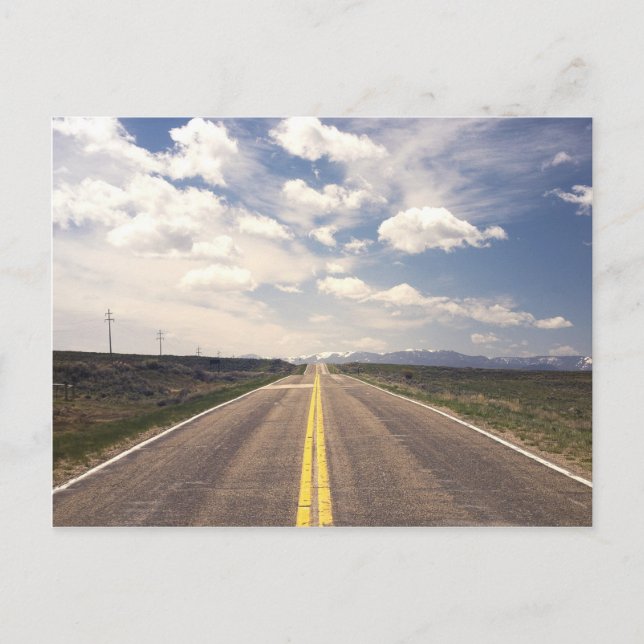 Carte Postale Beau paysage routier (Devant)