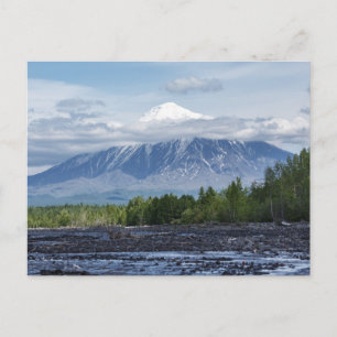Carte Postale Beau paysage volcanique aux beaux jours