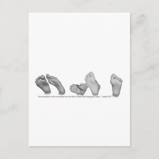 Carte Postale Beau Pieds
