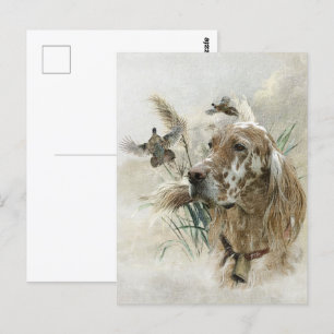 Carte Postale Beau plateau avec faisans, Art