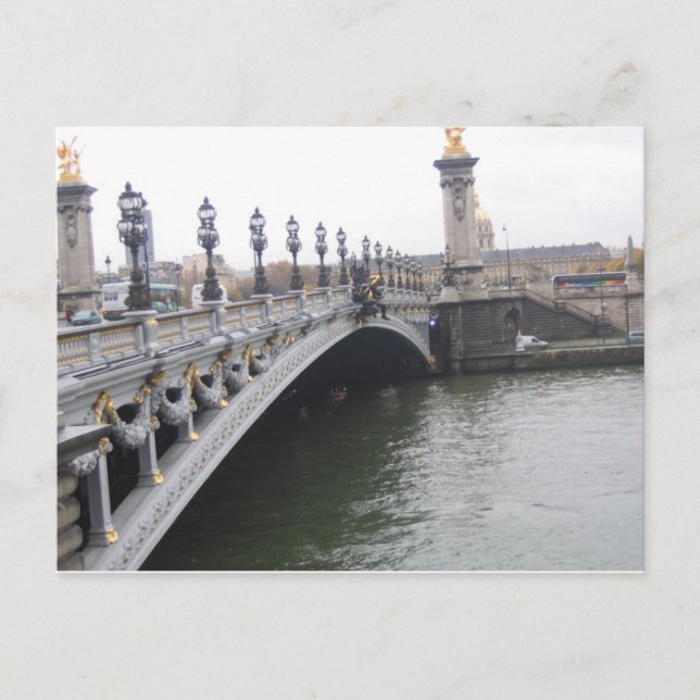 Carte Postale Beau Pont à Paris, France (Devant)