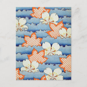 Carte Postale Beau Sakura Flower Art