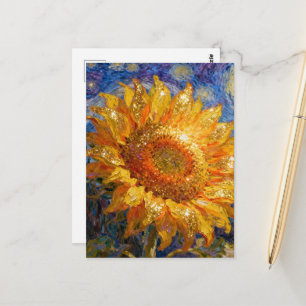 Carte Postale Beau Tournesol
