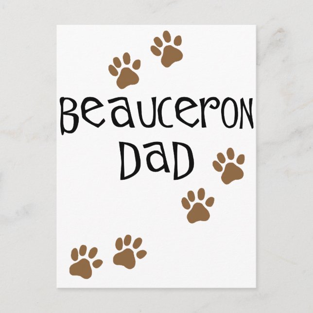 Carte Postale Beauceron Papa (Devant)