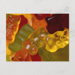 Carte Postale Beaucoup de bébés en gelée multicolores...