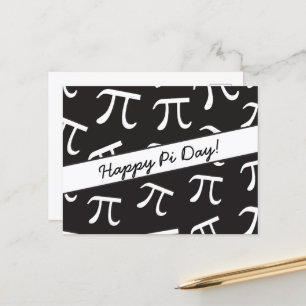 Carte Postale Beaucoup de Pi - Math - Happy Pi Day Postcard