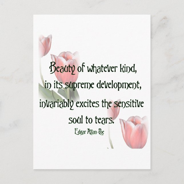 Carte Postale Beauté (Devant)