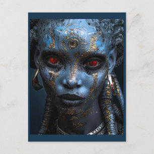 Carte Postale Beauté Alien Du Monde Gelé