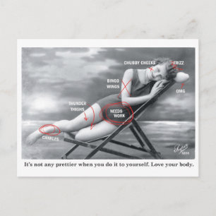 Carte postale Beauté de bain