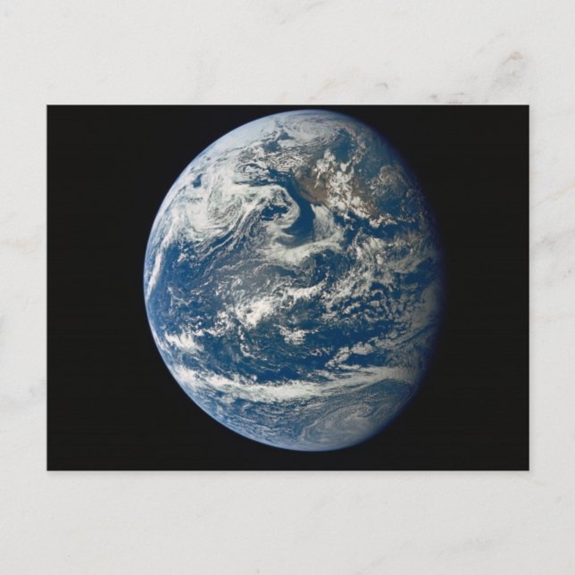 Carte Postale Beauté de la Terre depuis l'Espace (Devant)