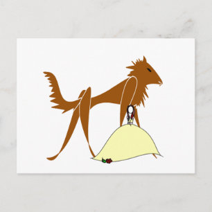 Carte Postale Beauté et bête