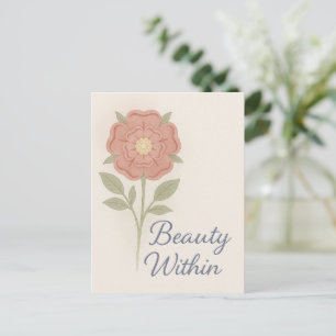 Carte Postale Beauté Intérieure — Porte-clés