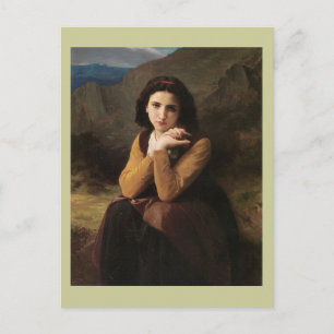 Carte Postale Beauté réfléchissante (Mignon Pensive) 1869 Bougue