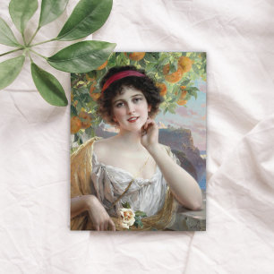 Carte Postale Beauté sous le Bigaradier par Émile Vernon