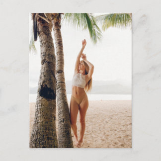 Carte Postale BEAUTÉ TROPICALE ! Photo Sexy Bikini Model