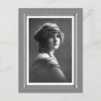 Beauté vintage - Tzigane - en noir et blanc