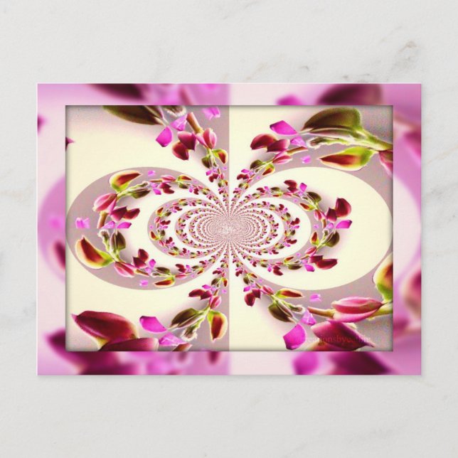 Carte Postale Beauté violette (Devant)