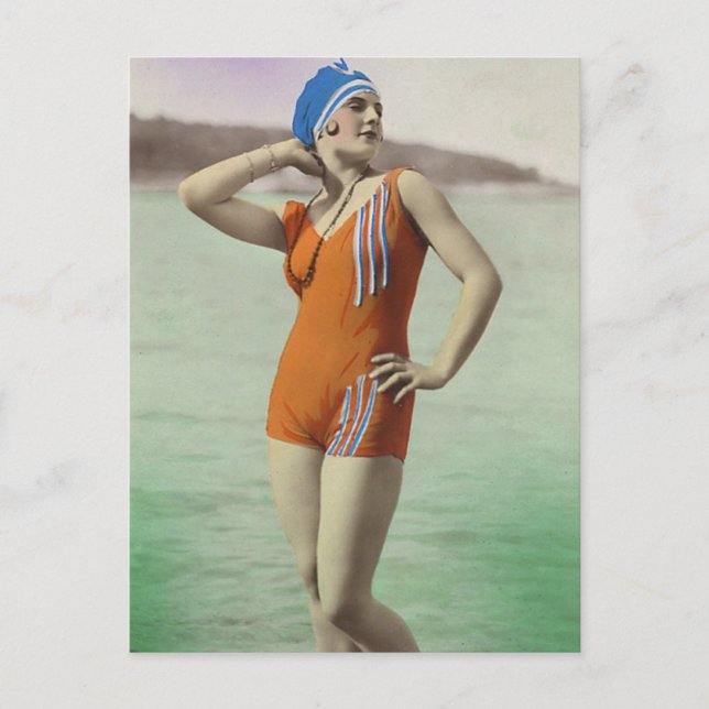 Carte Postale Beautés balnéaires du passé (Devant)